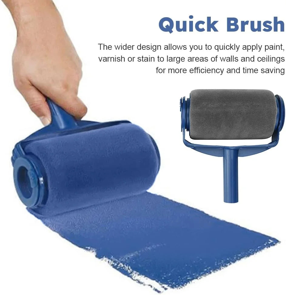 Refillable Paint Roller, DIY Home Wall Decorate Runner, Ceiling Paint Roller No Drip Kit Roller Paint Brush for Painting Ceilings Walls(8.07X6.3 Inch)