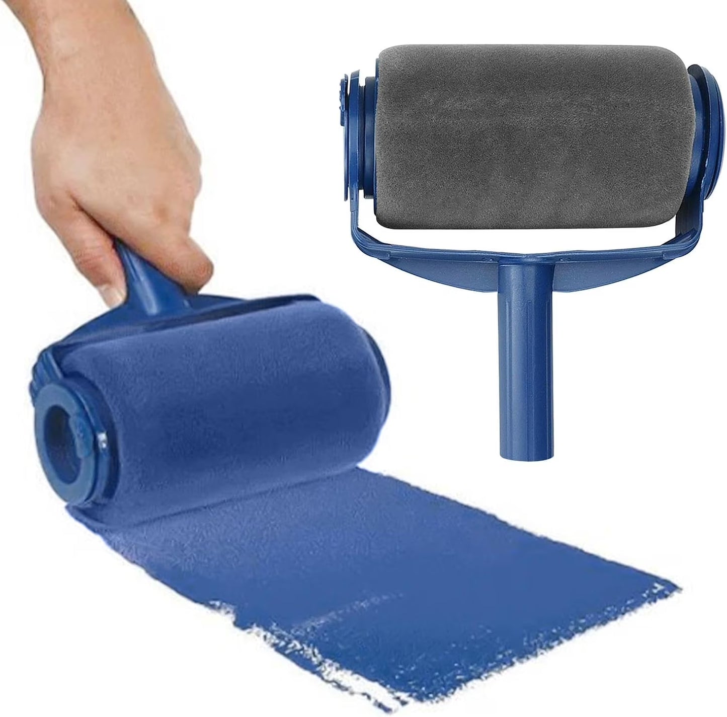 Refillable Paint Roller, DIY Home Wall Decorate Runner, Ceiling Paint Roller No Drip Kit Roller Paint Brush for Painting Ceilings Walls(8.07X6.3 Inch)